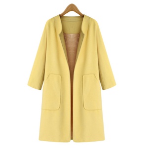 Loose Big Sized Woolen Coat/Fashion Women′s Winter Coat C1069